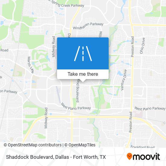 Shaddock Boulevard map