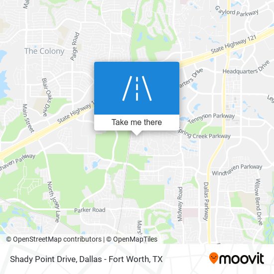 Mapa de Shady Point Drive