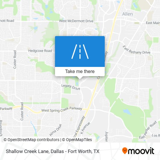 Shallow Creek Lane map
