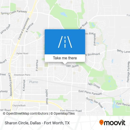 Sharon Circle map