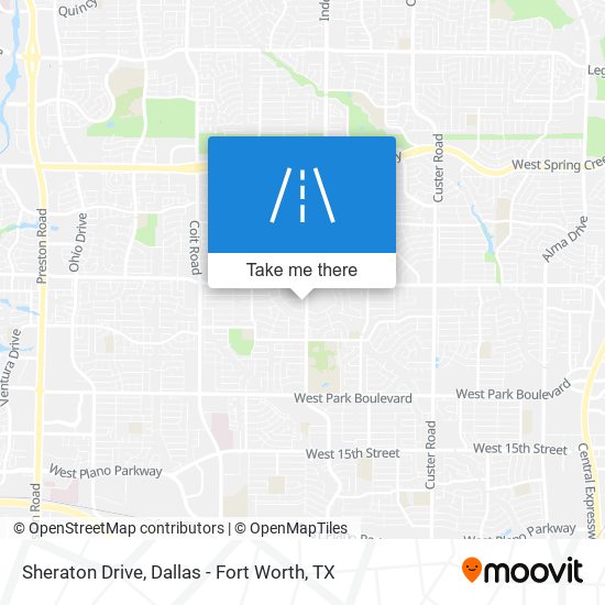 Sheraton Drive map