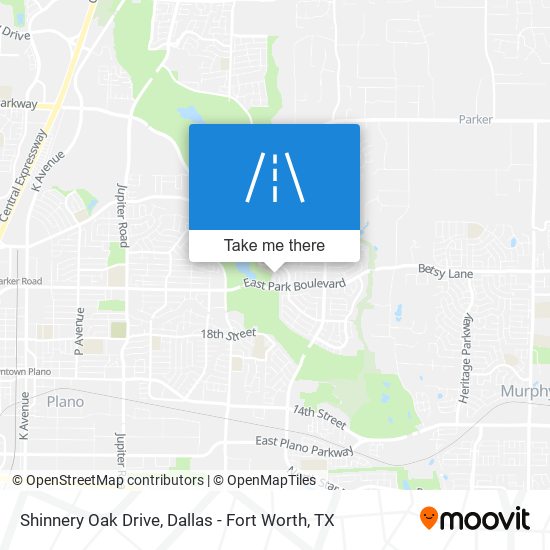 Mapa de Shinnery Oak Drive
