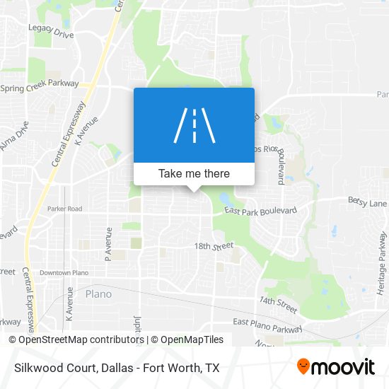 Silkwood Court map