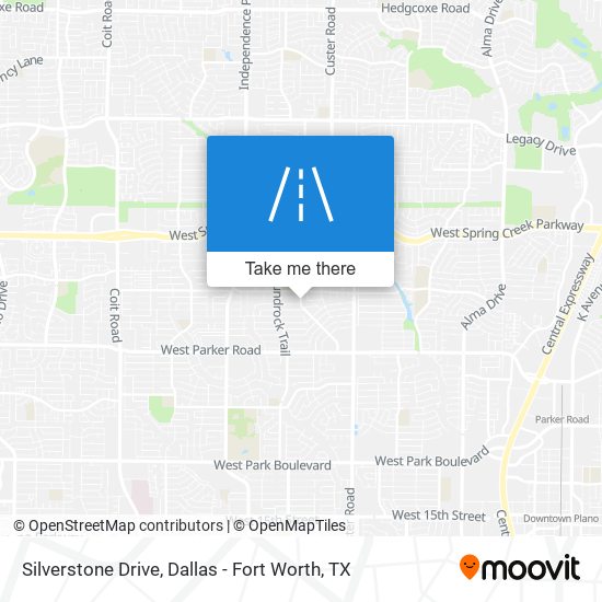 Silverstone Drive map