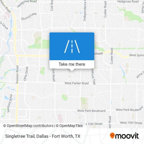Singletree Trail map