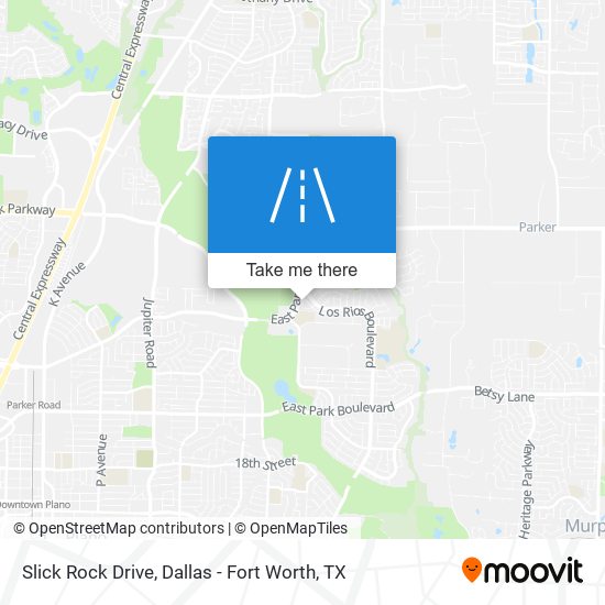 Slick Rock Drive map