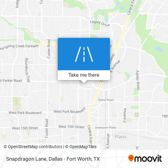 Snapdragon Lane map