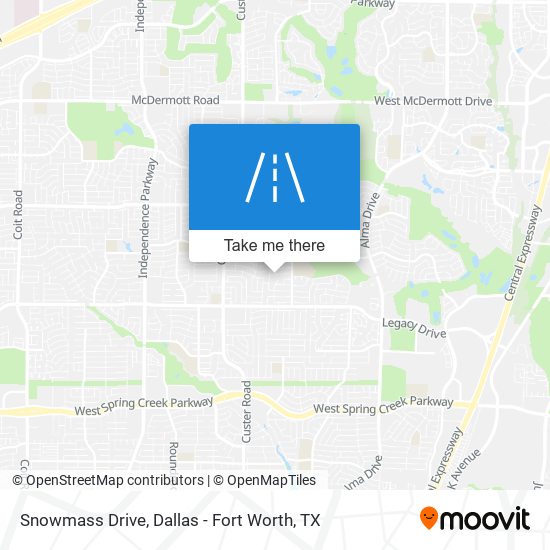 Snowmass Drive map
