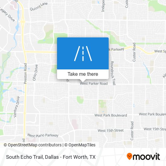 South Echo Trail map