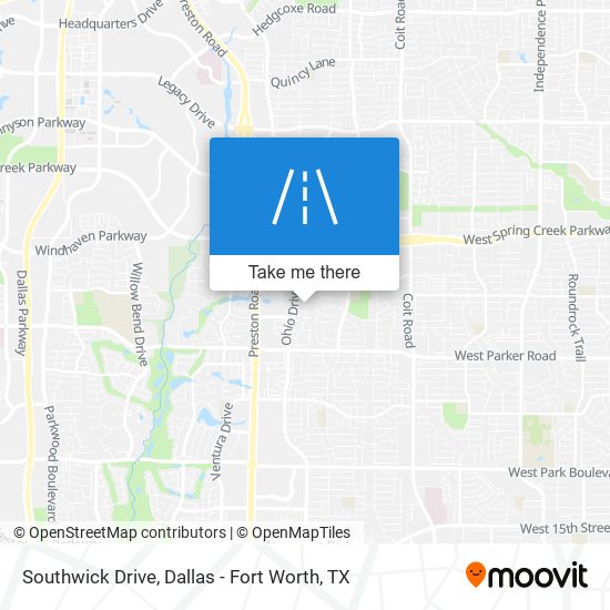 Mapa de Southwick Drive