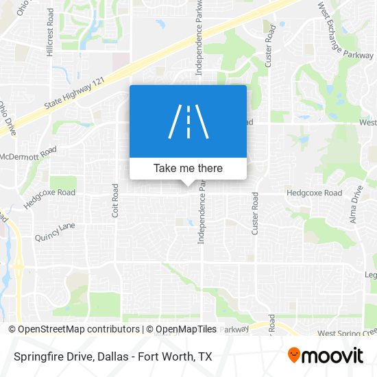 Springfire Drive map