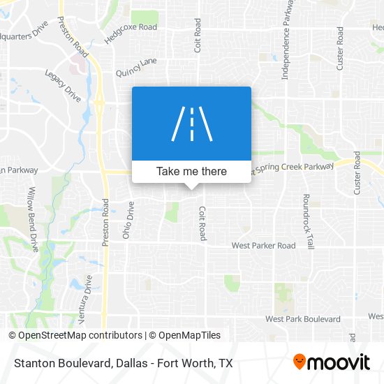Stanton Boulevard map