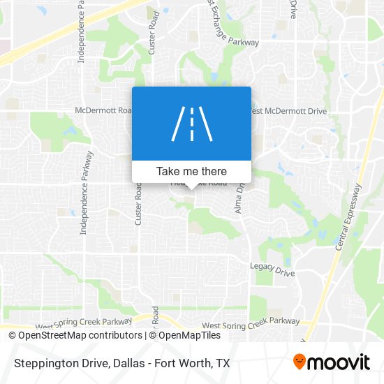 Steppington Drive map