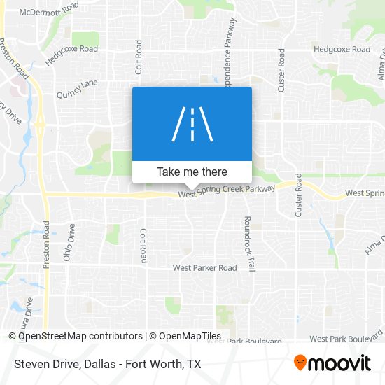 Steven Drive map