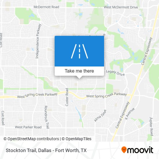Stockton Trail map