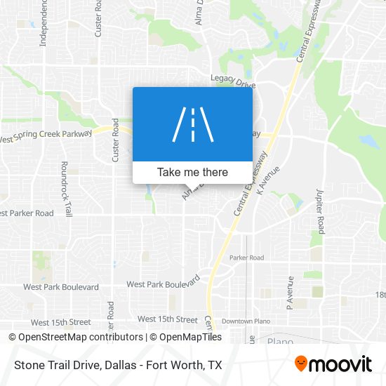 Stone Trail Drive map