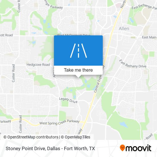 Stoney Point Drive map