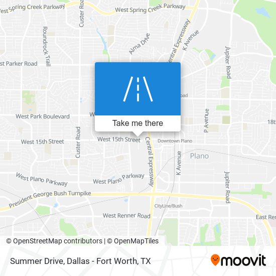 Summer Drive map