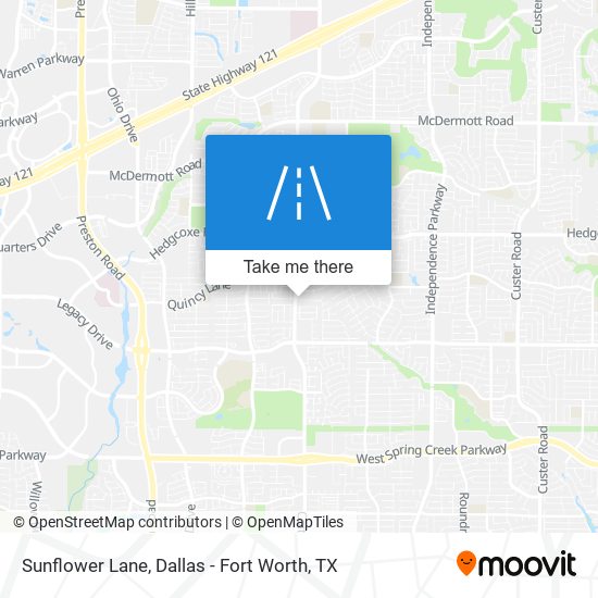Sunflower Lane map