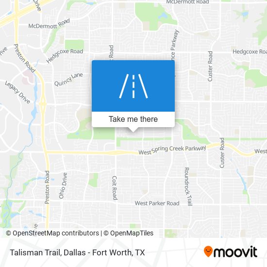 Talisman Trail map