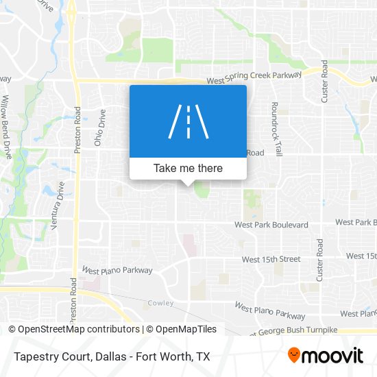 Tapestry Court map