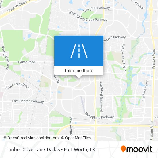 Timber Cove Lane map
