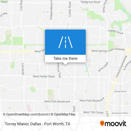 Torrey Manor map