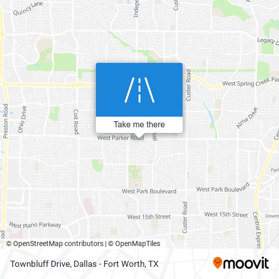 Townbluff Drive map