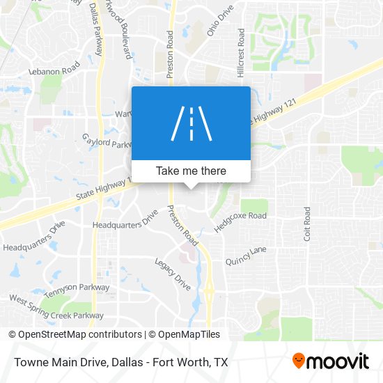 Towne Main Drive map