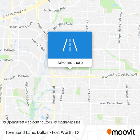 Townsend Lane map