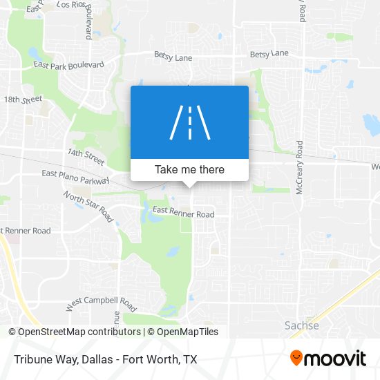 Tribune Way map