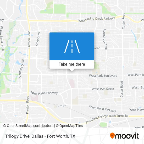 Trilogy Drive map