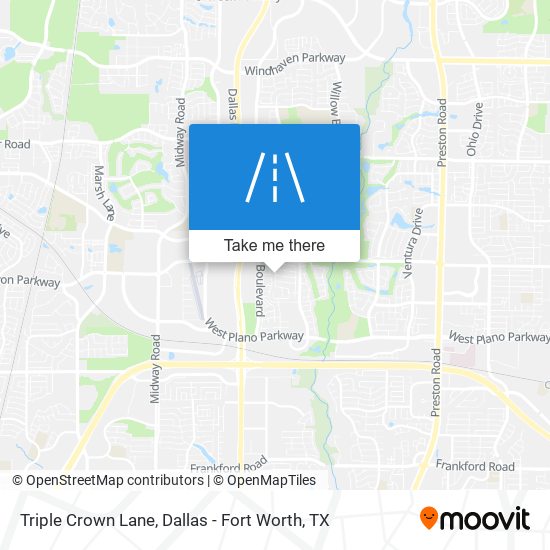 Triple Crown Lane map