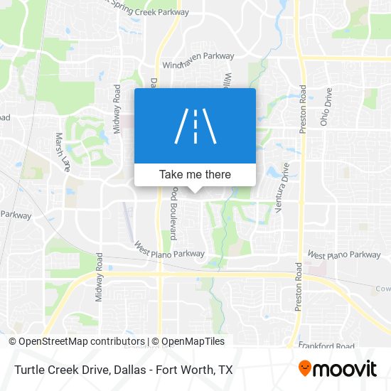 Turtle Creek Drive map