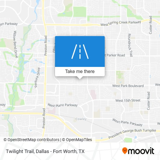 Twilight Trail map