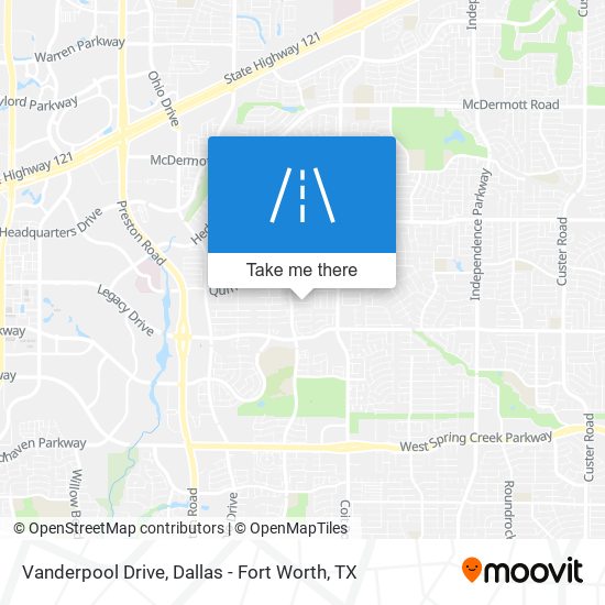 Vanderpool Drive map