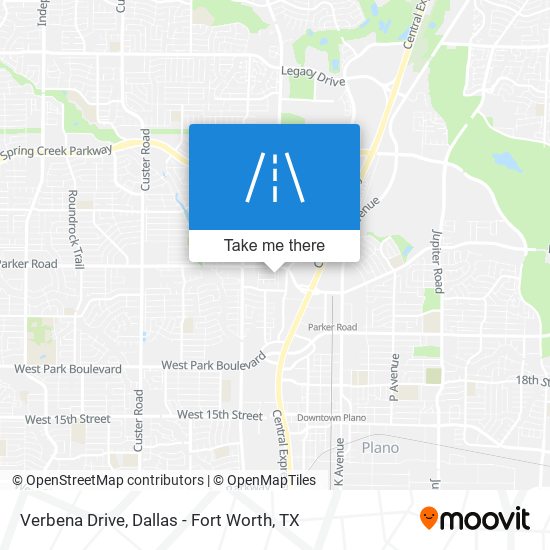 Verbena Drive map