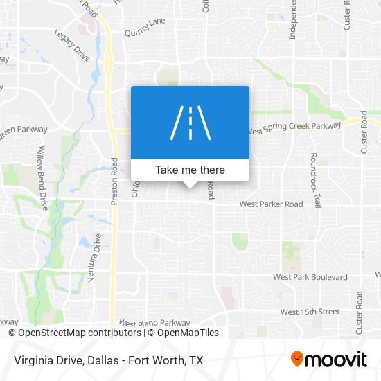 Virginia Drive map