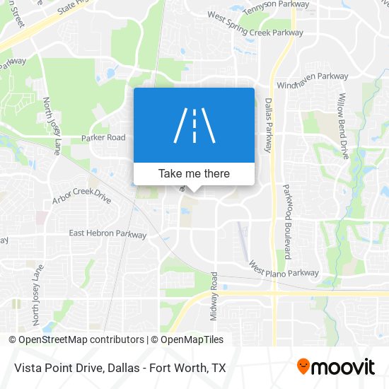 Vista Point Drive map