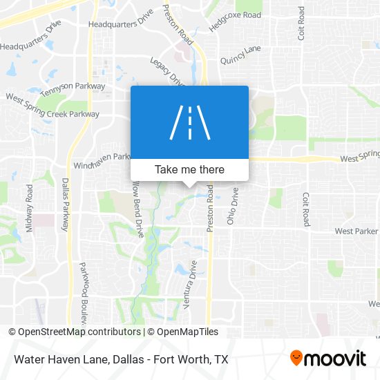 Water Haven Lane map