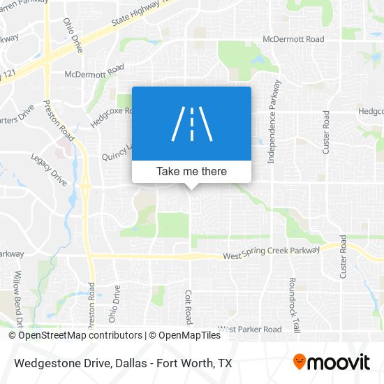 Mapa de Wedgestone Drive