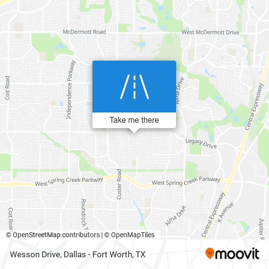 Wesson Drive map