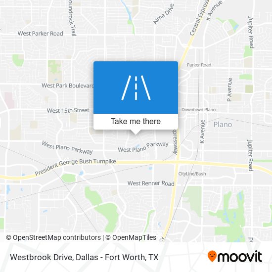Westbrook Drive map