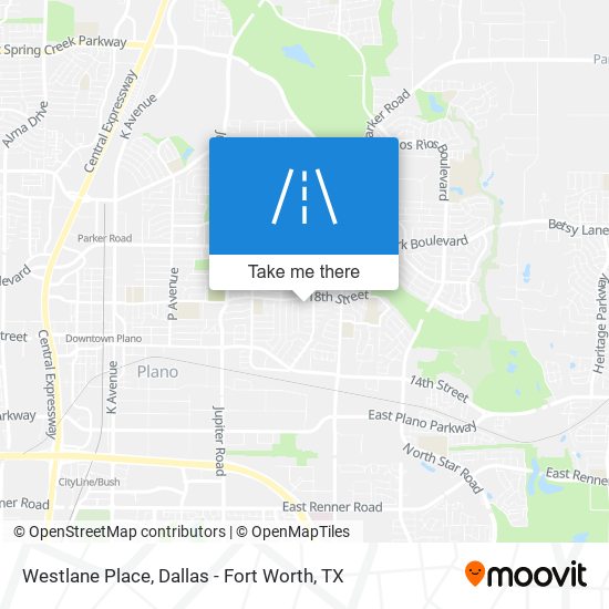 Mapa de Westlane Place