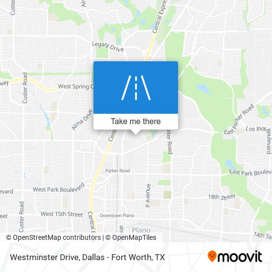Westminster Drive map