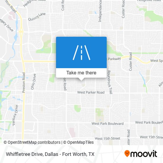 Whiffletree Drive map