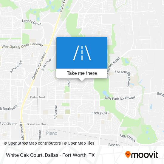 Mapa de White Oak Court