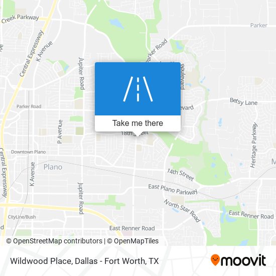 Wildwood Place map