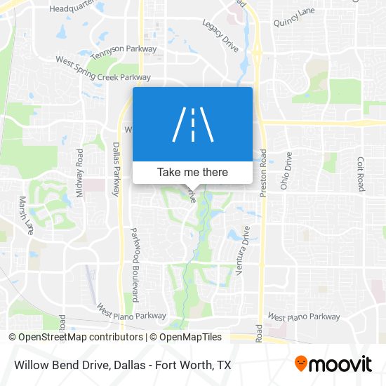 Mapa de Willow Bend Drive