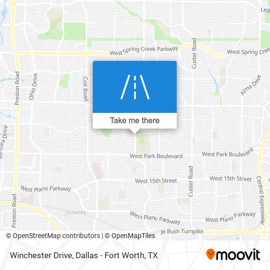 Mapa de Winchester Drive